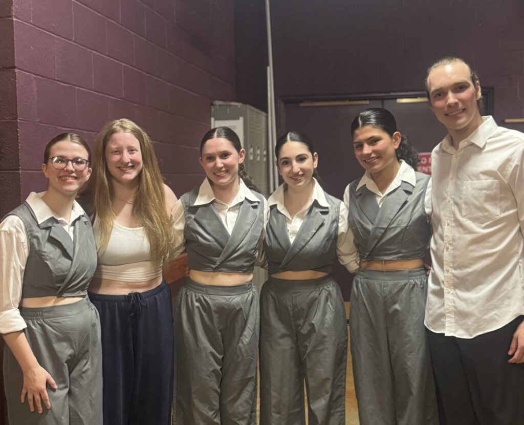 Rachel, Stella, Sammy, Julia, Jhanaj, and Myself Backstage
